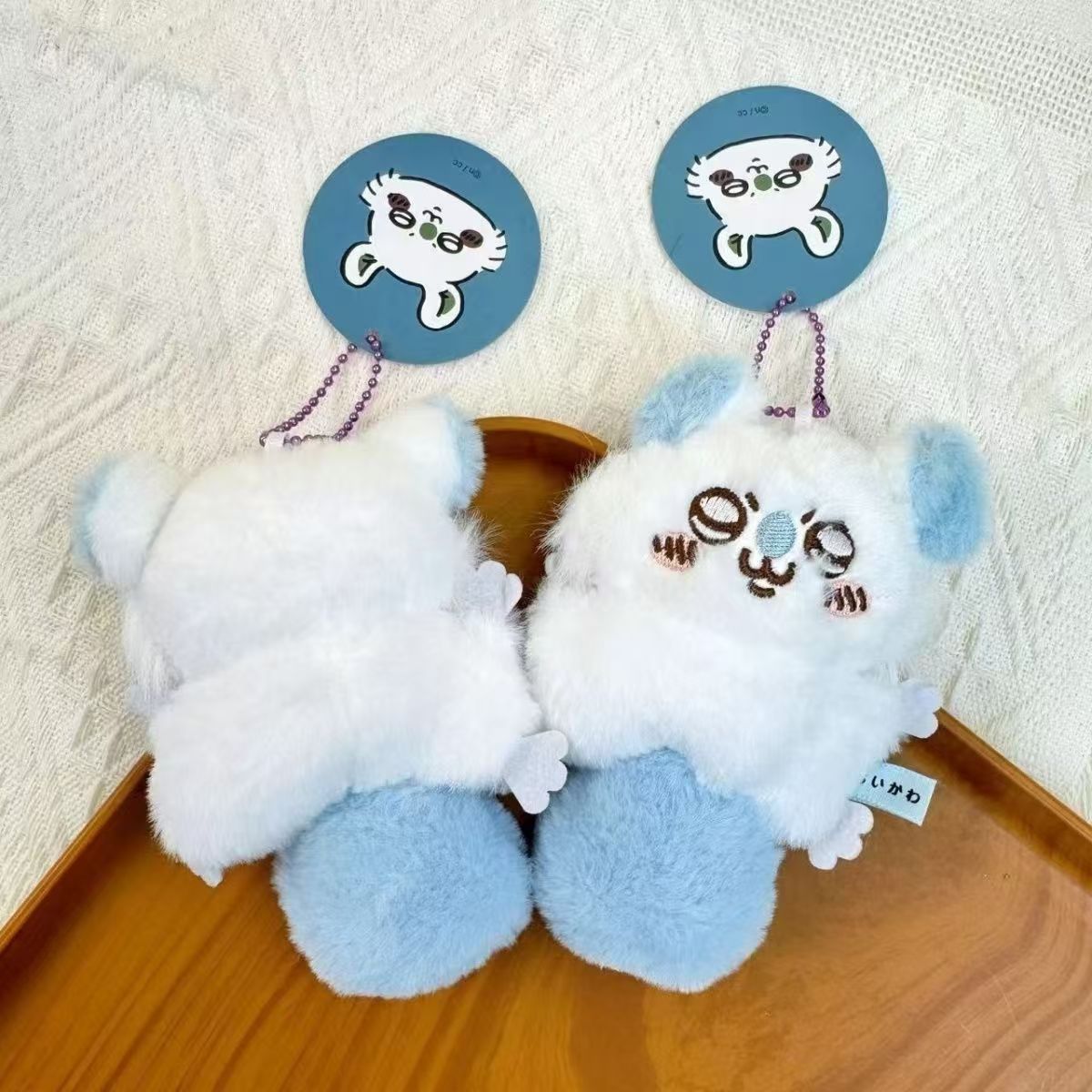 Phone Accessories Charms - سلسلة مفاتيح قطيفة لطيفة على شكل